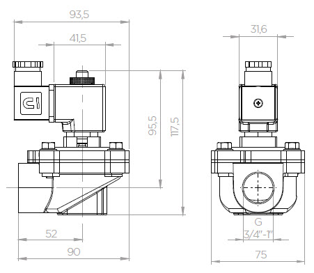 PL1010 Dimensiuni gabarit 